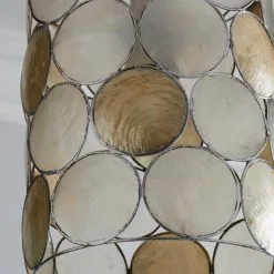 Capiz Champagne Easy Fit Pendant -Dunelm Lights Sales 1000003740 alt02
