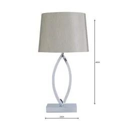Dunelm Como Table Lamp Chrome Shade -Dunelm Lights Sales 1000011023 alt04