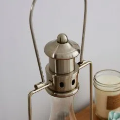 Dunelm Horse Lantern Satin Nickel Table Lamp 8 Dunelm Horse Lantern Satin Nickel Table Lamp -Dunelm Lights Sales 1000044879 alt02