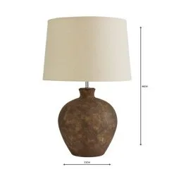 Dunelm Santiago Large Washed Urn Table Lamp -Dunelm Lights Sales 1000044917 alt04