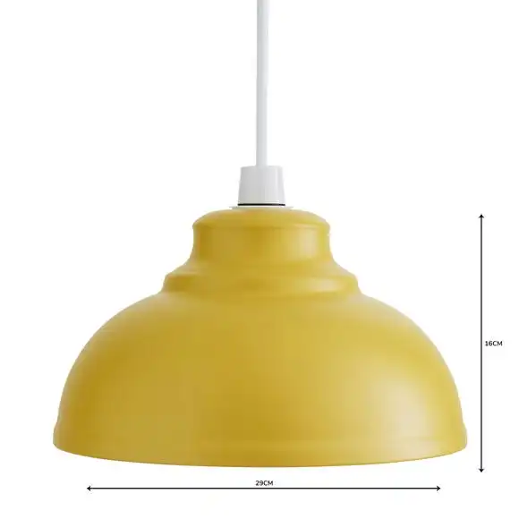 Galley Ochre Easy Fit Pendant 4 Galley Ochre Easy Fit Pendant - Image 4