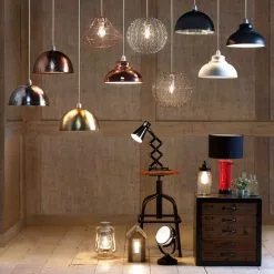 Galley Copper Easy Fit Pendant 9 Galley Copper Easy Fit Pendant -Dunelm Lights Sales 1000050215 alt03