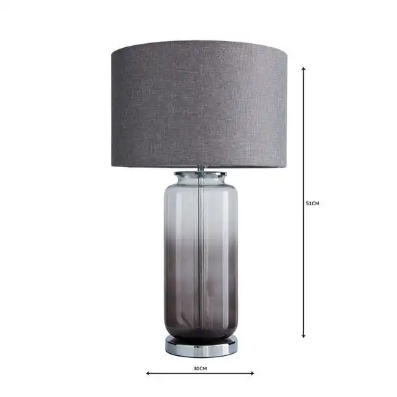 Hotel Large Ombre Glass Table Lamp 5 Hotel Large Ombre Glass Table Lamp - Image 5