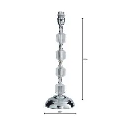 Dunelm Aries Chrome Table Lamp Base -Dunelm Lights Sales 1000062366 alt04