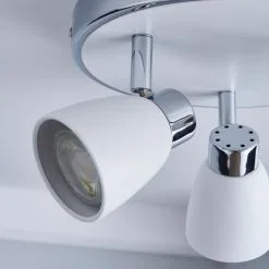 Masterlite Alto 3 Light Matt White Spotlight -Dunelm Lights Sales 1000081725 alt02