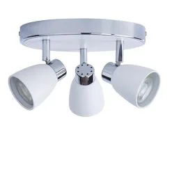 Masterlite Alto 3 Light Matt White Spotlight -Dunelm Lights Sales 1000081725 alt05