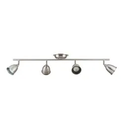 Masterlite Filbert 4 Light Hammered Chrome Spotlight -Dunelm Lights Sales 1000081733 alt05