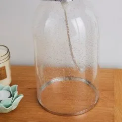 Dunelm Lenny Glass Clear Table Lamp -Dunelm Lights Sales 1000084125 alt02