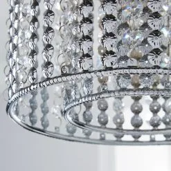 Dunelm Monica Chrome Easy Fit Pendant -Dunelm Lights Sales 1000084153 alt02