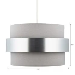Dunelm Joey Grey Easy Fit Pendant 10 Dunelm Joey Grey Easy Fit Pendant -Dunelm Lights Sales 1000093240 alt06