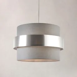 Dunelm Joey Grey Easy Fit Pendant 11 Dunelm Joey Grey Easy Fit Pendant -Dunelm Lights Sales 1000093240 alt08