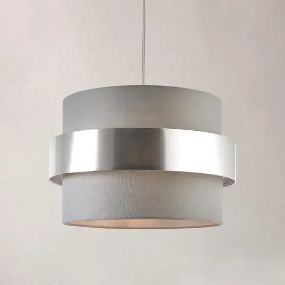 Dunelm Joey Grey Easy Fit Pendant 6 Dunelm Joey Grey Easy Fit Pendant - Image 6