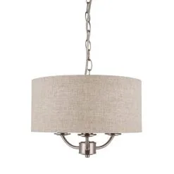 Dunelm Preston 3 Shaded Steel Ceiling Fitting -Dunelm Lights Sales 1000093246 alt05
