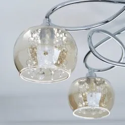 Dunelm Seychelles 5 Light Chrome Ceiling Fitting -Dunelm Lights Sales 1000093292 alt02