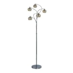 Dunelm Seychelles 5 Light Champagne Glass Floor Lamp -Dunelm Lights Sales 1000093302 alt04