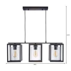 Dunelm London Industrial 3 Light Bronze Diner Ceiling Fitting -Dunelm Lights Sales 1000093390 alt06