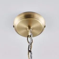 Dunelm Kalix 2 Light Mesh Black Gold Ceiling Fitting -Dunelm Lights Sales 1000111870 alt04