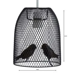Livry Bird Grey Easy Fit Pendant -Dunelm Lights Sales 1000111889 alt04