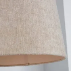 Dunelm Mons Chenille Lamp Shade 31cm Natural -Dunelm Lights Sales 1000111984 alt02