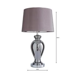 Dunelm Sinton Urn Chrome Table Lamp -Dunelm Lights Sales 1000112086 alt04