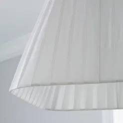 Dunelm Square Pleat Lamp Shade 25cm Ivory -Dunelm Lights Sales 1000112098 alt02