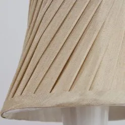 Dunelm Twisted Pleat Candle Lamp Shade 12cm Champ -Dunelm Lights Sales 1000112156 alt02