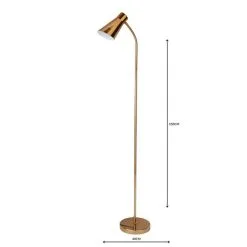 Dunelm Kurtis Gold Floor Lamp -Dunelm Lights Sales 1000119708 alt04