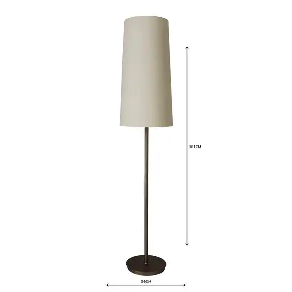 Dunelm Bronson Natural Floor Lamp 5 Dunelm Bronson Natural Floor Lamp - Image 5