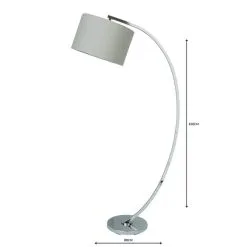 Dunelm Meson Chrome Floor Lamp -Dunelm Lights Sales 1000119786 alt04
