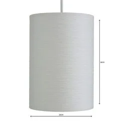 Dunelm Taora Paper Lamp Shade 20cm White -Dunelm Lights Sales 1000119836 alt04