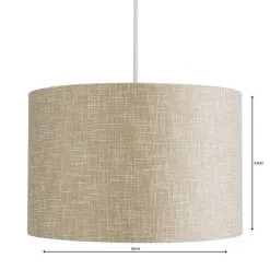 Dunelm Boucle Lamp Shade 35cm Natural -Dunelm Lights Sales 1000119841 alt04