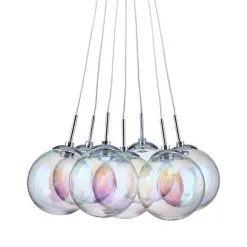 Dunelm Elmira 7 Light Bubble Glass Cluster Ceiling Fitting -Dunelm Lights Sales 1000119872 alt05