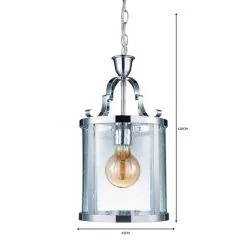 Dunelm Joplin Georgian 1 Light Lantern Glass Ceiling Fitting -Dunelm Lights Sales 1000119874 alt06
