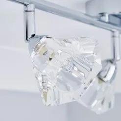 Dunelm Khobi 3 Light Glass Spotlight Bar -Dunelm Lights Sales 1000119895 alt02