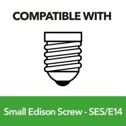 Status Branded Dimmable 5.5 Watt SES Pearl LED Candle Bulb 2 Pack -Dunelm Lights Sales 1000119953 alt09