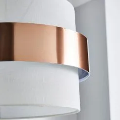 Dunelm Joey Ivory Easy Fit Pendant -Dunelm Lights Sales 1000137326 alt02