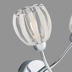 Dunelm Rosa 2 Light Chrome Wall Light -Dunelm Lights Sales 1000137329 alt02