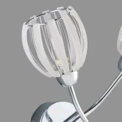 Dunelm Rosa 2 Light Chrome Wall Light -Dunelm Lights Sales 1000137329 alt03