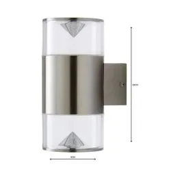 Dunelm Aden 2 Light Steel Outdoor Wall Light -Dunelm Lights Sales 1000137345 alt04