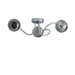 Dunelm Arta 3 Light Semi-Flush Chrome Ceiling Fitting -Dunelm Lights Sales 1000137346 alt04