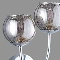 Dunelm Arta 2 Light Chrome Wall Light -Dunelm Lights Sales 1000137352 alt03