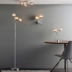 Dunelm Arta 2 Light Chrome Wall Light -Dunelm Lights Sales 1000137352 alt05