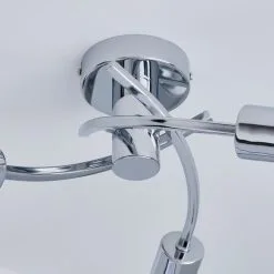 Dunelm Corvus 3 Light Chrome Semi-Flush Ceiling Fitting -Dunelm Lights Sales 1000137353 alt03