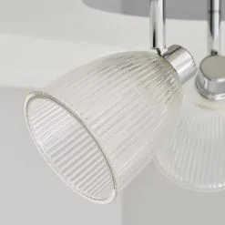 Dunelm Bremont 3 Light Ribbed Glass Bathroom Spotlight 8 Dunelm Bremont 3 Light Ribbed Glass Bathroom Spotlight -Dunelm Lights Sales 1000137363 alt02
