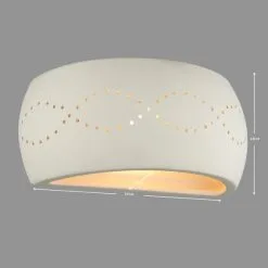 Dunelm Thasos White Wall Light -Dunelm Lights Sales 1000137366 alt04