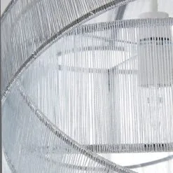 Dunelm Jolana String Silver Easy Fit Pendant 8 Dunelm Jolana String Silver Easy Fit Pendant -Dunelm Lights Sales 1000137370 alt03