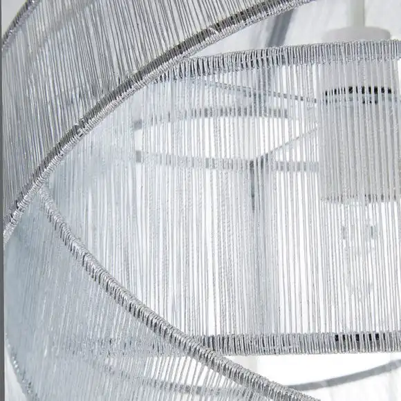 Dunelm Jolana String Silver Easy Fit Pendant 4 Dunelm Jolana String Silver Easy Fit Pendant - Image 4