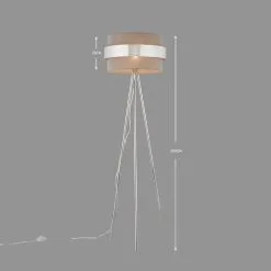 Dunelm Joey Tripod Grey Floor Lamp -Dunelm Lights Sales 1000137371 alt05