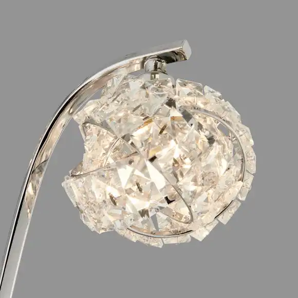 Dunelm Cecilie 3 Arm Chrome Floor Lamp 3 Dunelm Cecilie 3 Arm Chrome Floor Lamp - Image 3