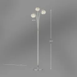 Dunelm Cecilie 3 Arm Chrome Floor Lamp 10 Dunelm Cecilie 3 Arm Chrome Floor Lamp -Dunelm Lights Sales 1000137376 alt04